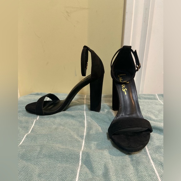 🟣Black Sandal Heel - Picture 3 of 3